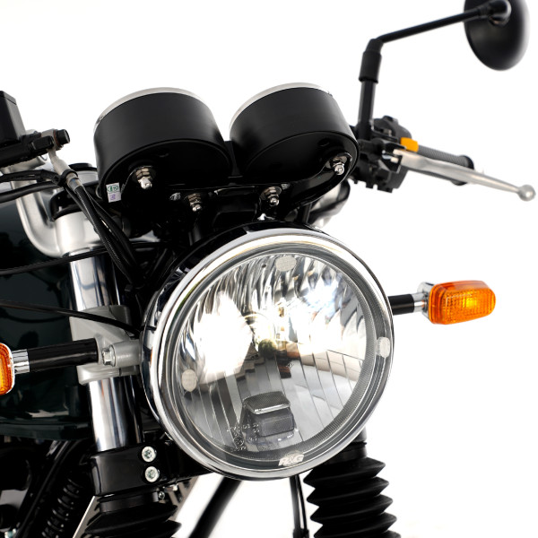 R&G Headlight Shield for Royal Enfield Himalayan '17-, Triumph Speed Twin 1200 ’19-'21 & Royal Enfield Continental GT 650 ’19-